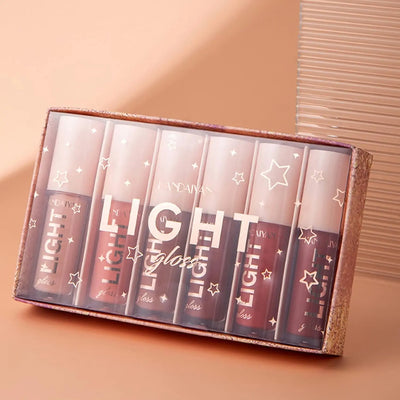 Set 5 Rujuri Lichide + 1 Lip Plumper Handaiyan Light Gloss